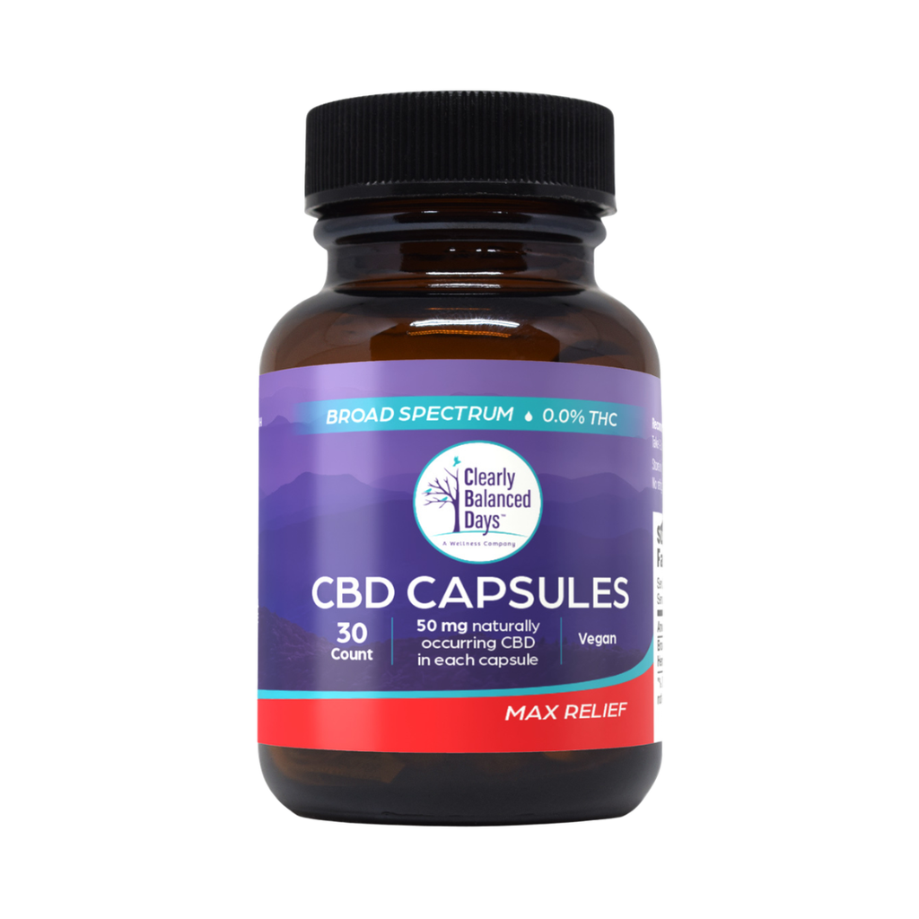 Max Relief Capsules 50mg CBD