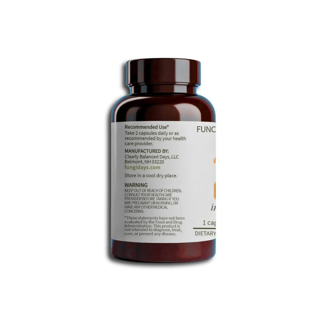 Daily Shield Mushroom Blend | Immune Support & Everyday Wellness | 60ct Capsules