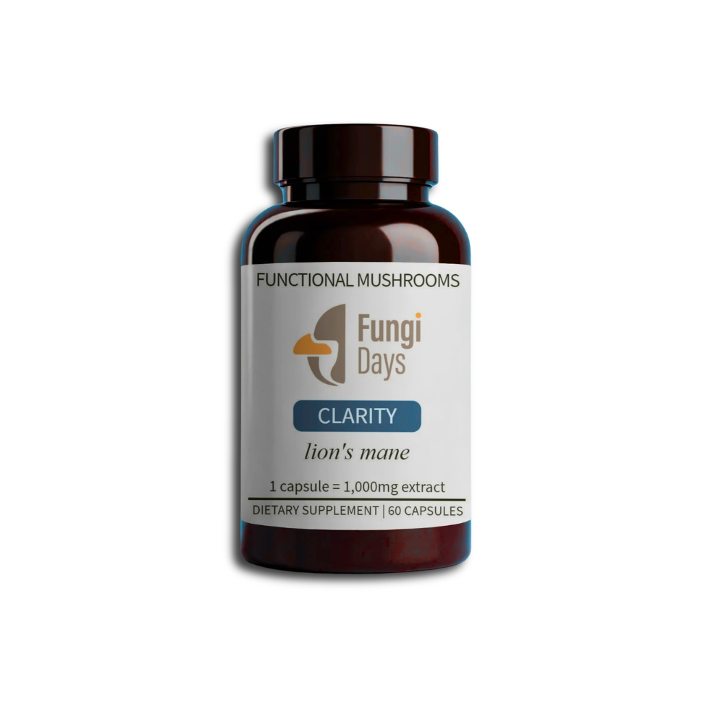 Lion's Mane Mushroom Extract for Focus & Mental Clarity | 60ct Capsules