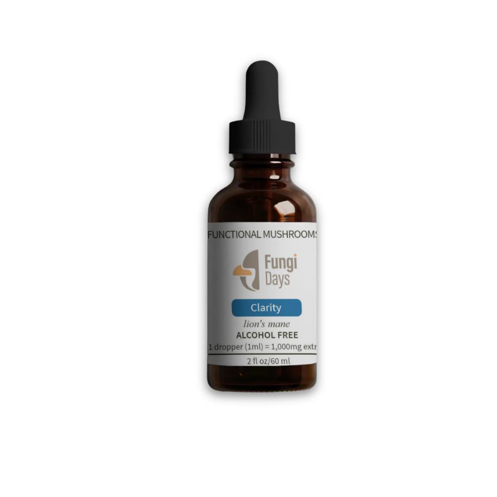 Lions Mane Mushroom Extract for Focus & Mental Clarity | 2oz Alcohol Free Tincture