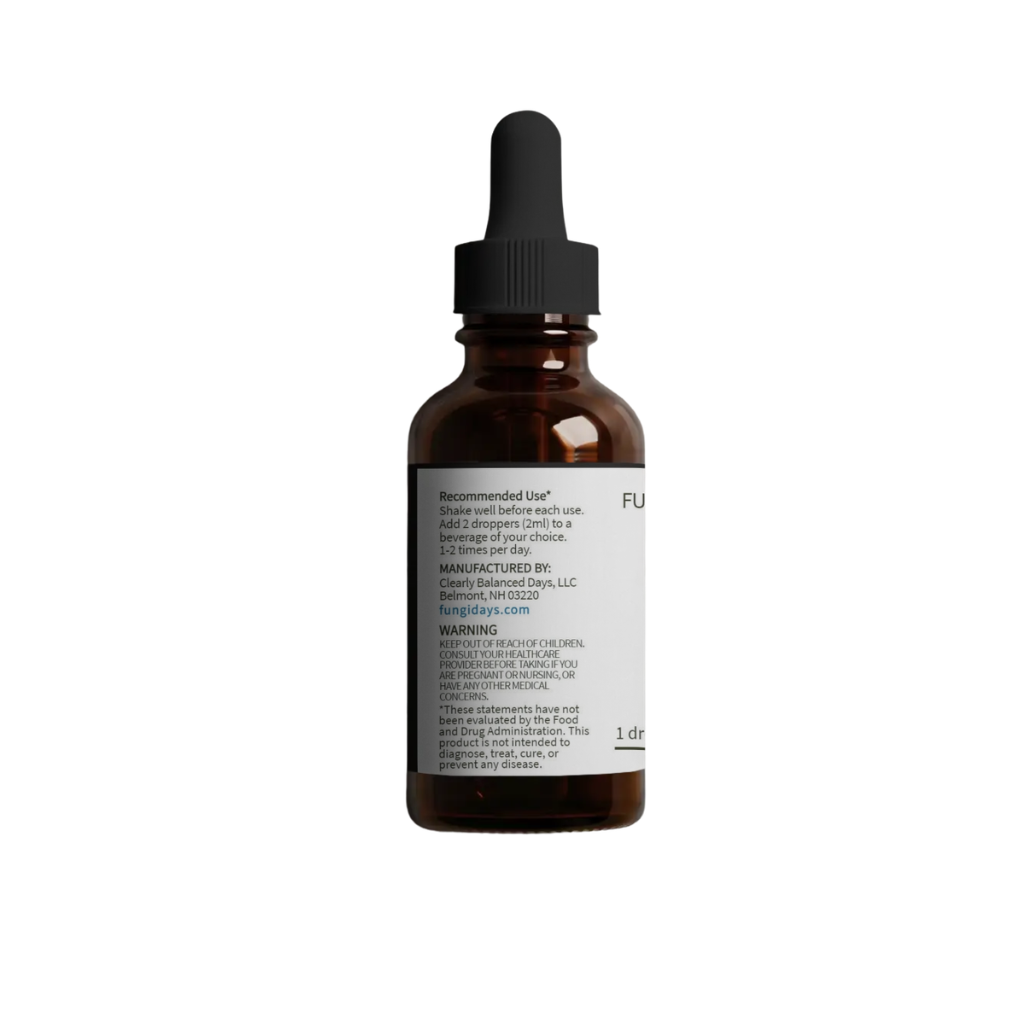 Lions Mane Mushroom Extract for Focus & Mental Clarity | 2oz Alcohol Free Tincture