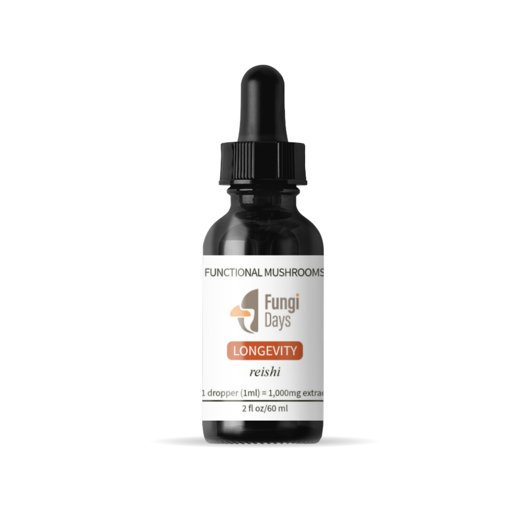 Reishi Mushroom Extract for Stress Support & Relaxation | 2oz Tincture