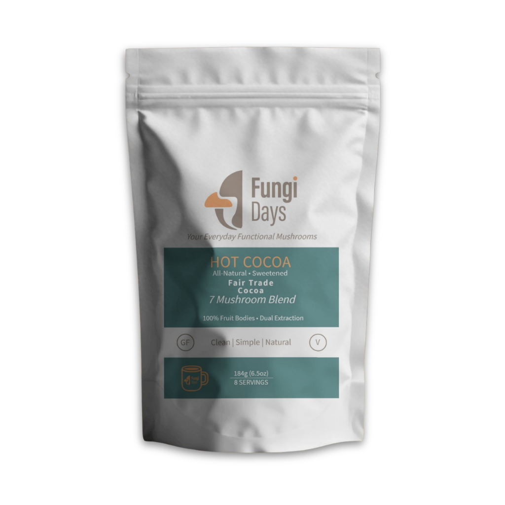 Hot Cocoa with 7 Functional Mushrooms | Rich Chocolate Wellness Blend