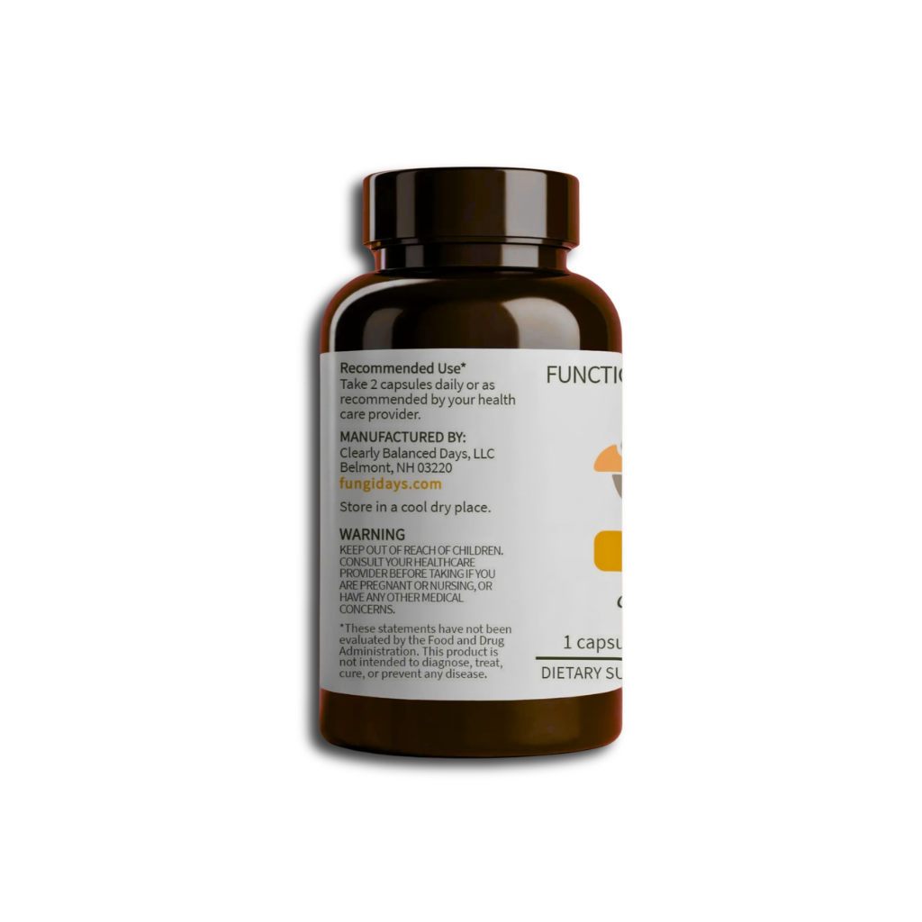 Cordyceps Mushroom Extract for Energy & Endurance | 60ct Capsules