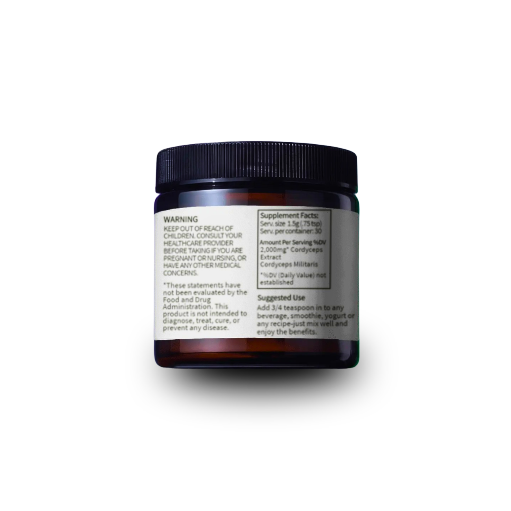 Cordyceps Mushroom Extract for Energy & Endurance | 45g Powder