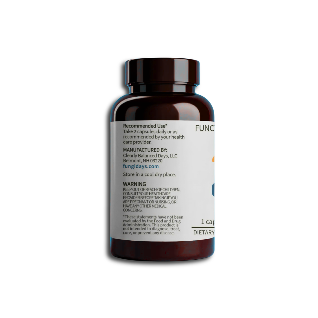 Lion's Mane Mushroom Extract for Focus & Mental Clarity | 60ct Capsules
