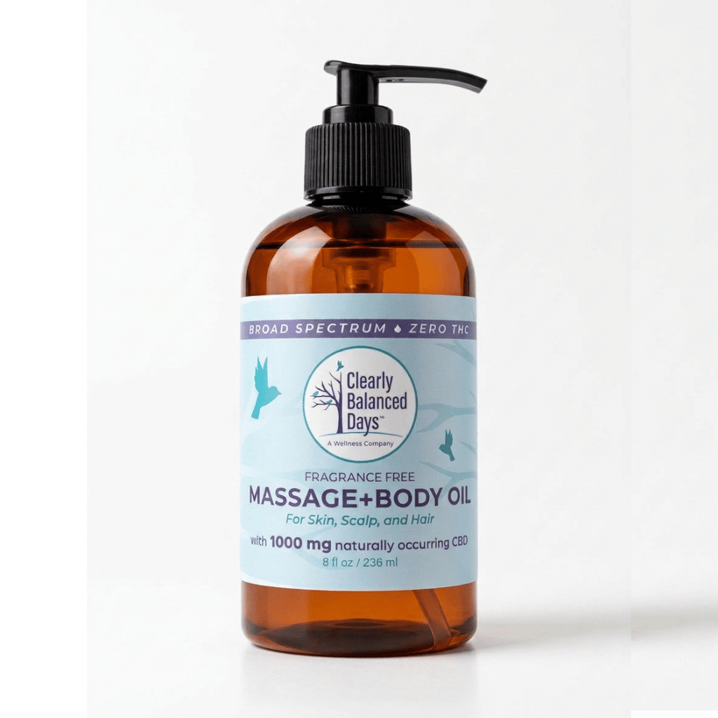 Massage & Body Oil - CBD + Jojoba