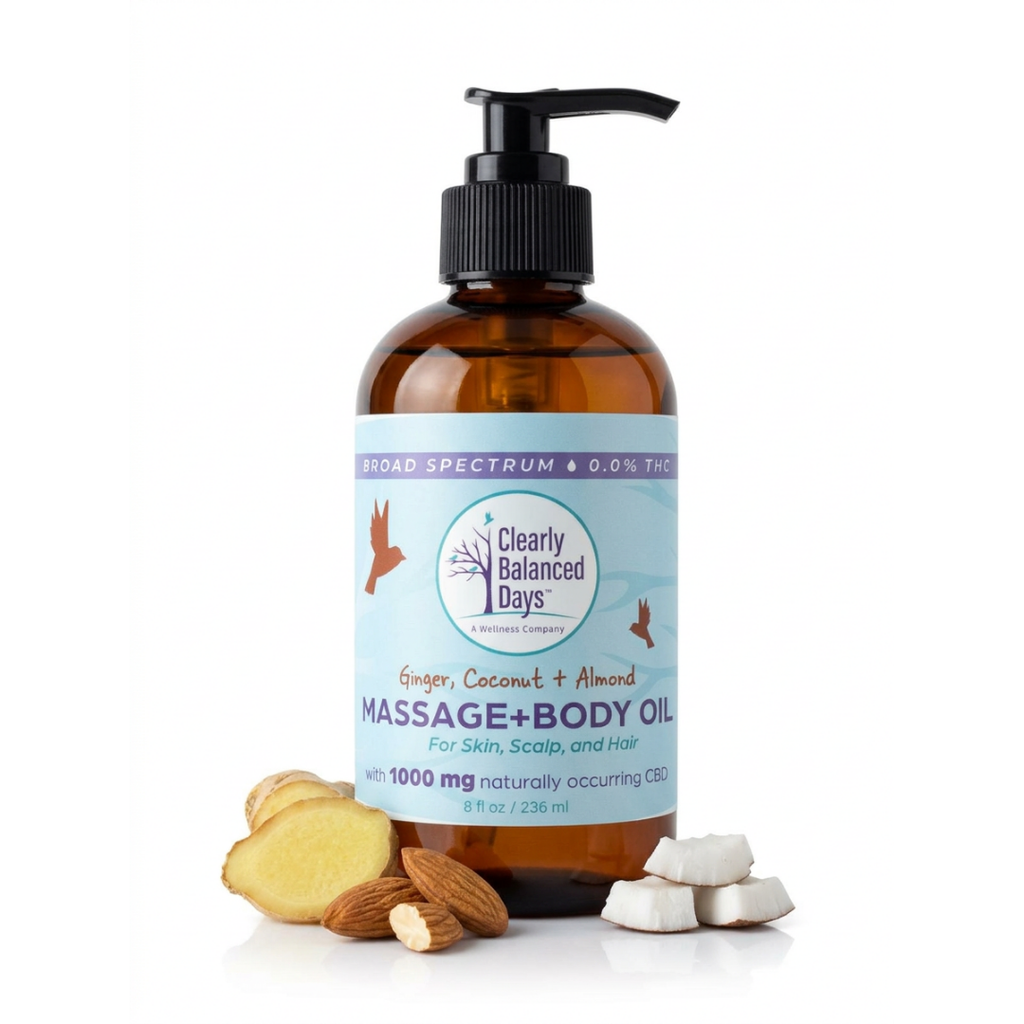 Massage & Body Oil - CBD + Jojoba