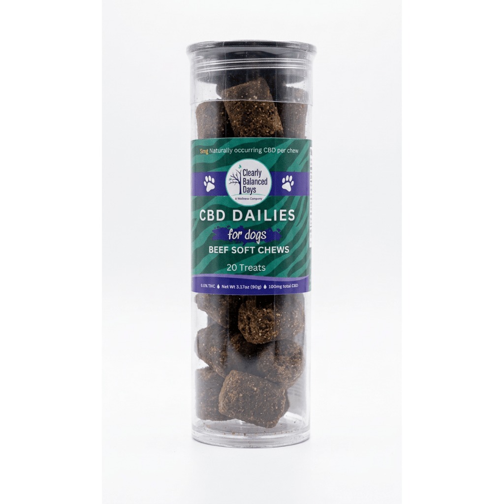 CBD Dailies Beef Soft Chews for Dogs 20ct