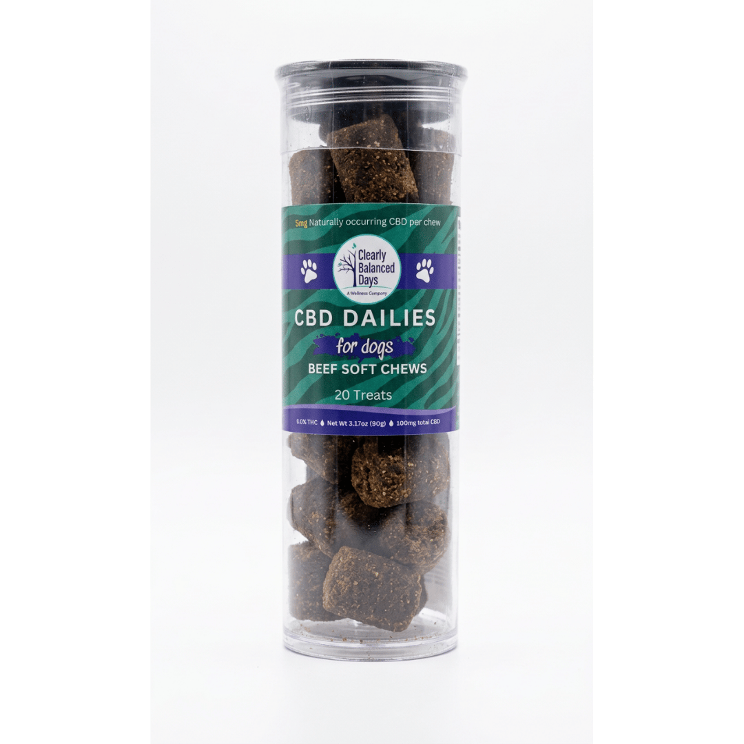 CBD Dailies Beef Soft Chews for Dogs 20ct